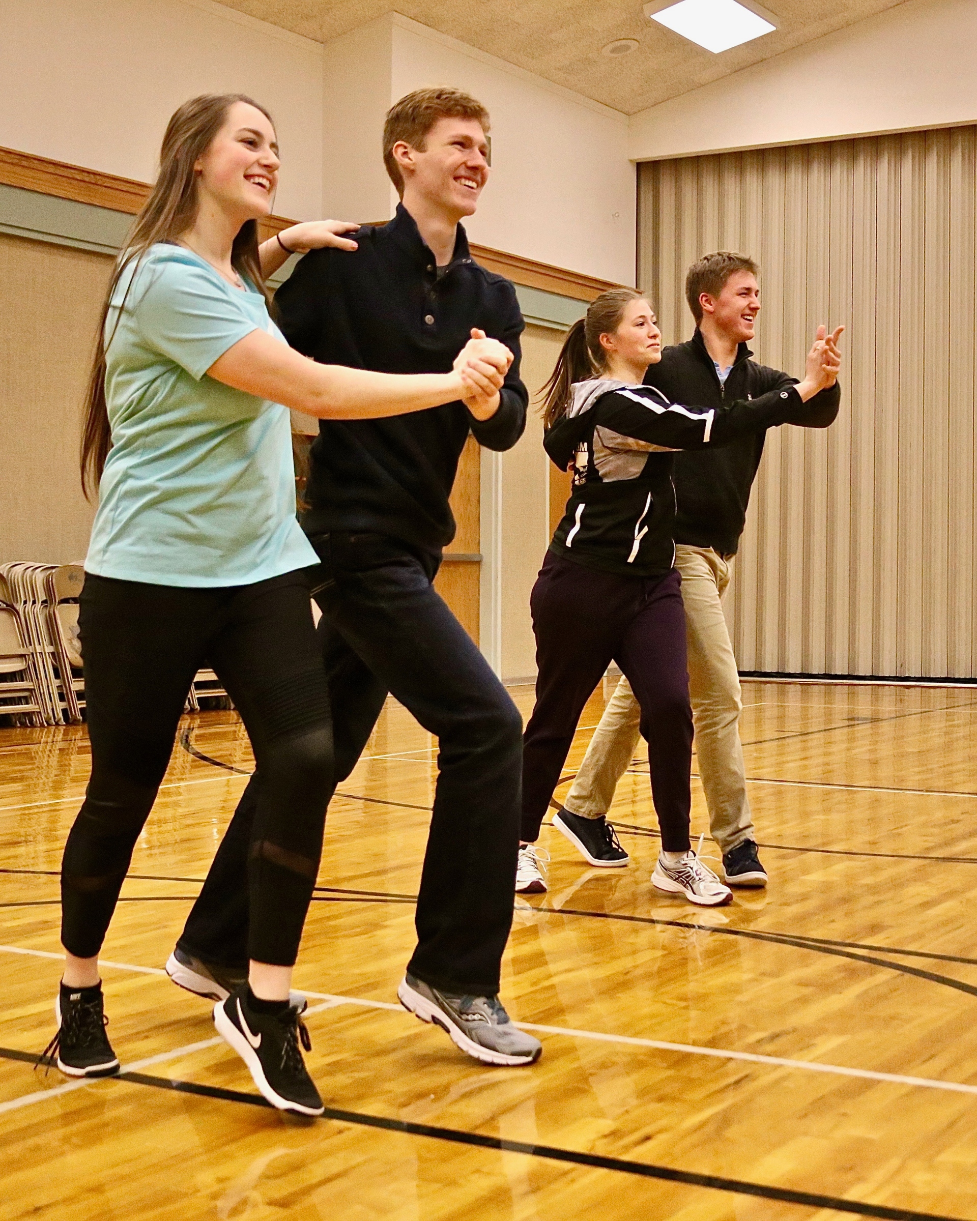 Matthew Bingham in a dance performance.