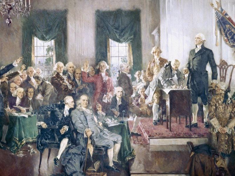 Signing of the constitution